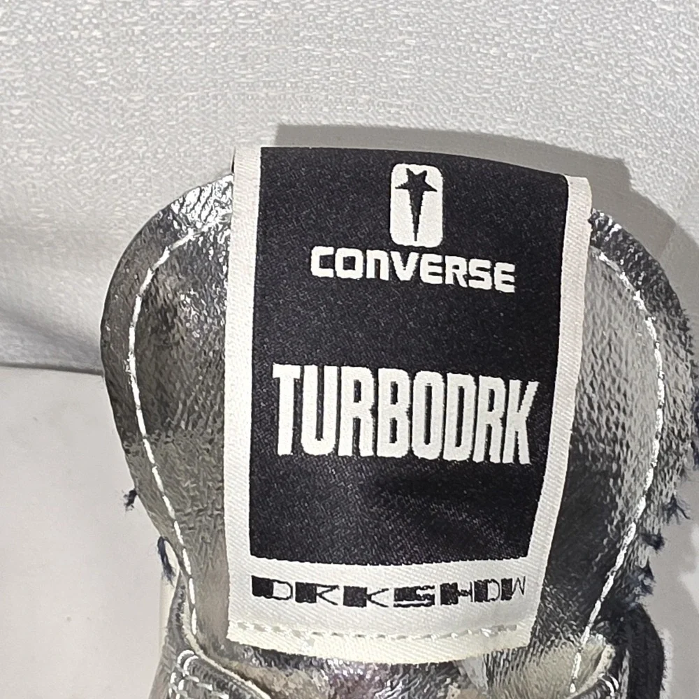 Converse Chuck‎ 70 Low x Rick Owens Silver Lacquer Mens Size 5 Womens 7 EU 37.5